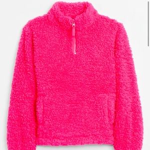 Gap Women’s Hoodie Puffer Sherpa Half Hoodie M